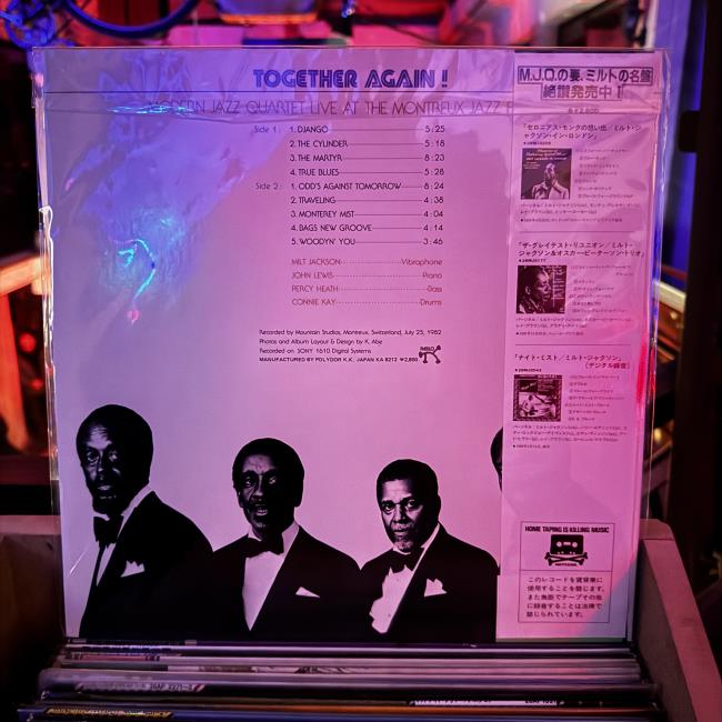 Modern Jazz Quartet* – Together Again! Live At The Montreux Jazz Festival '82