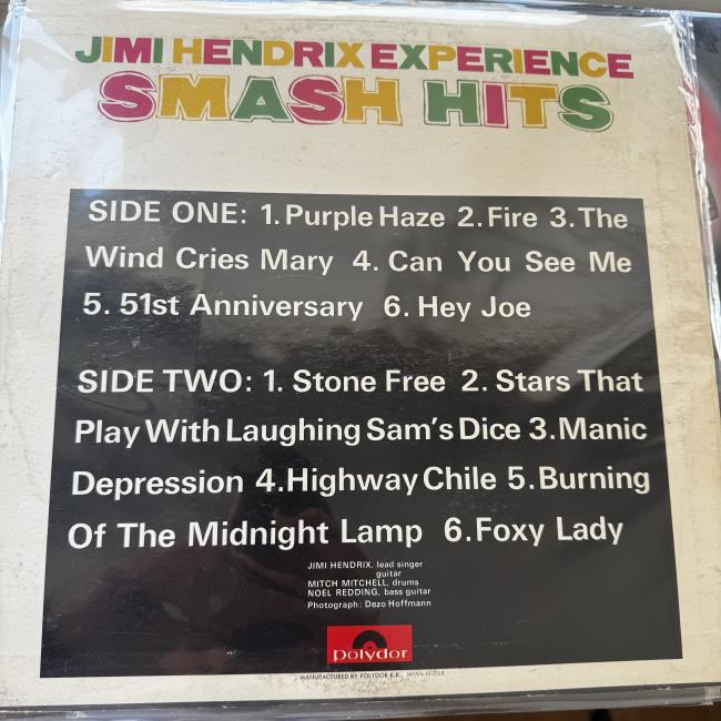 Jimi Hendrix Experience* – Smash Hits