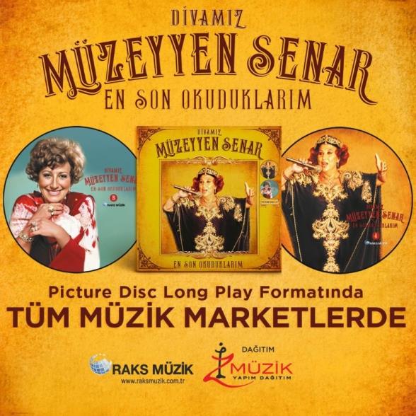 Müzeyyen Senar -  En Son Okuduklarım / Diva'mız (Picture Disc) - Plak 