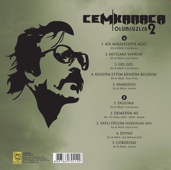 Cem Karaca - Ölümsüzler 2 - Plak 