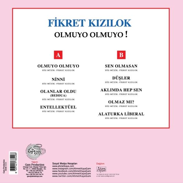 Fikret Kızılok - Olmuyo Olmuyo - Plak 