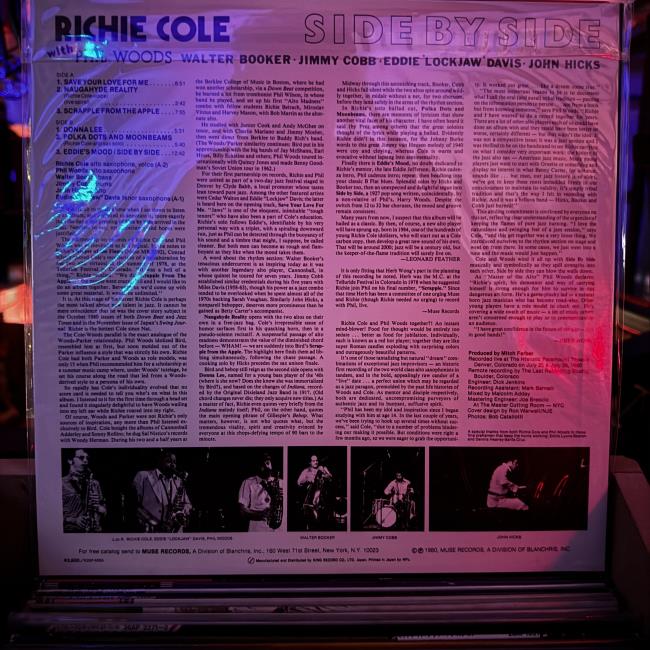 Richie Cole With Phil Woods – Side By Side