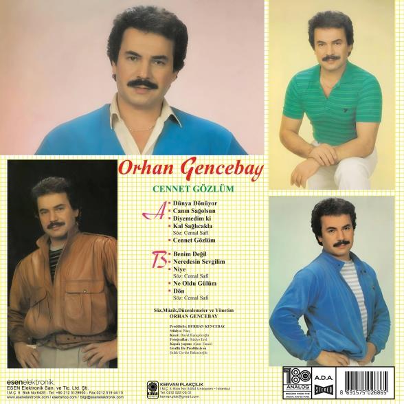 Orhan Gencebay - Cennet Gözlüm - Plak 