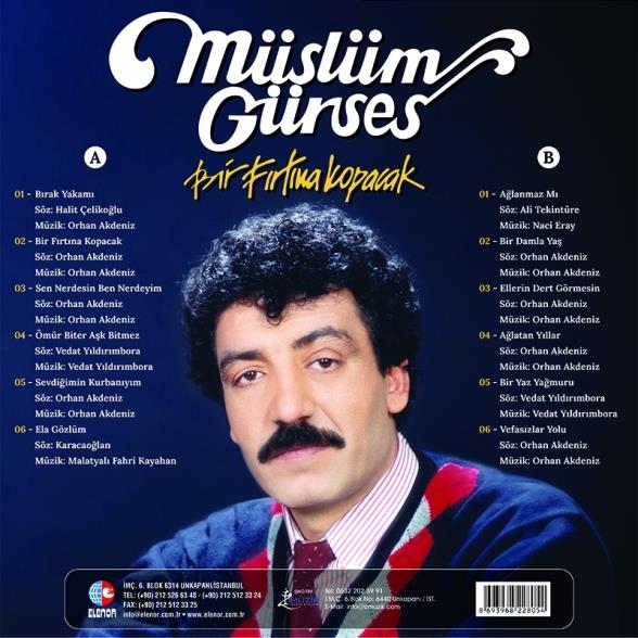 Müslüm Gürses - Bir Fırtına Kopacak (Renkli Plak)