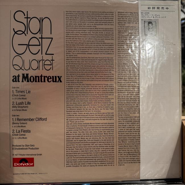 Stan Getz Quartet – At Montreux