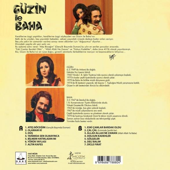 Güzin İle Baha - Ateş Böceğim - Plak 