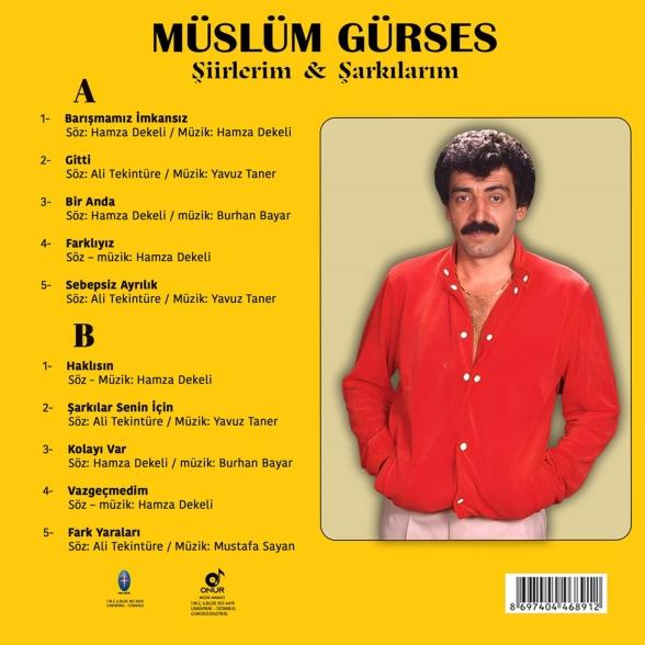 Müslüm Gürses - Şiirlerim / Şarkılarım