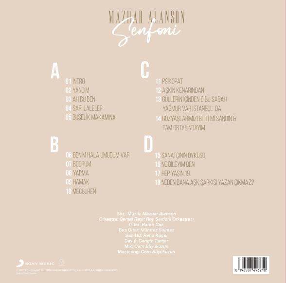 Mazhar Alanson - Senfoni - Plak 