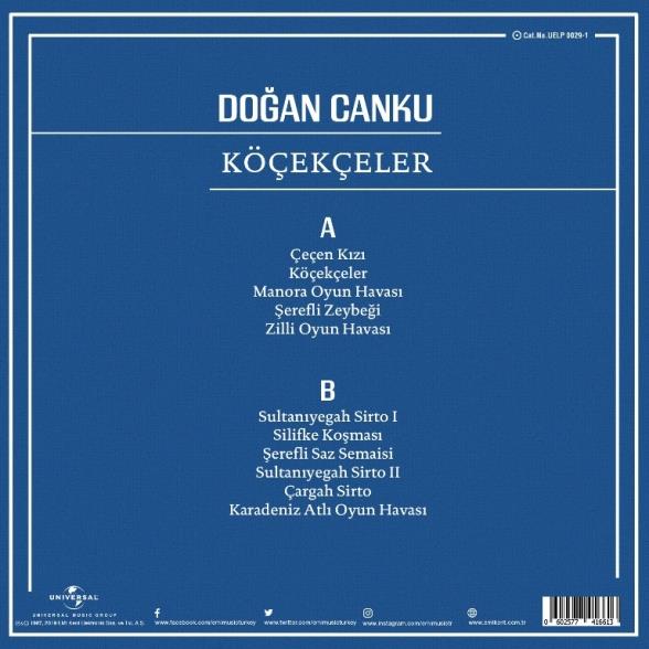 Doğan Canku - Köçekçeler - Plak 