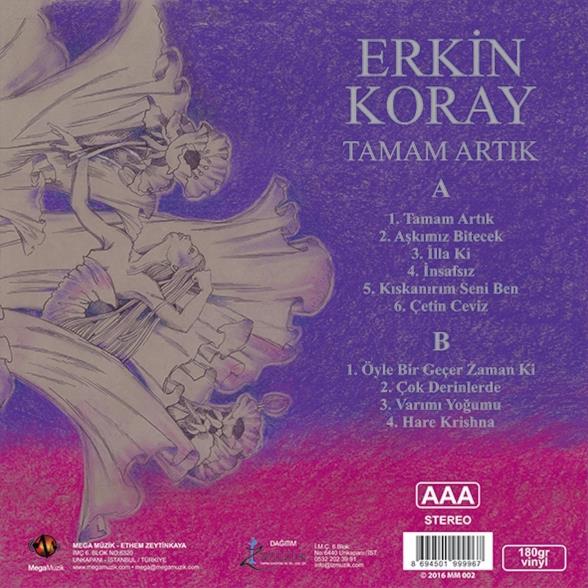 Erkin Koray - Tamam Artık - Plak 