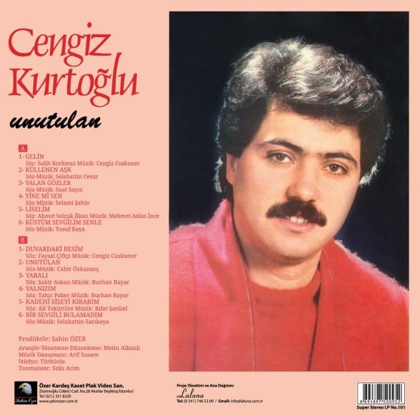 Cengiz Kurtoğlu - Unutulan - Plak 