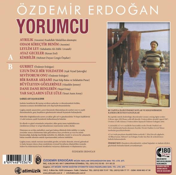 Özdemir Erdoğan -  Yorumcu - Plak 