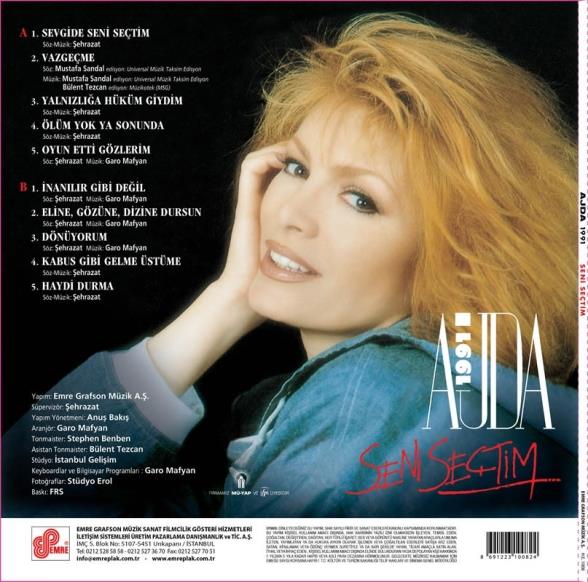 Ajda Pekkan - Ajda 1991 / Seni Seçtim