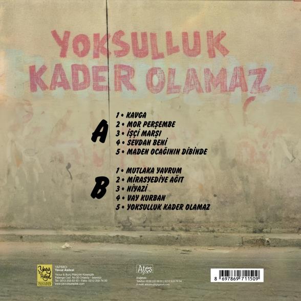 Cem Karaca - Yoksulluk Kader Olamaz - Plak