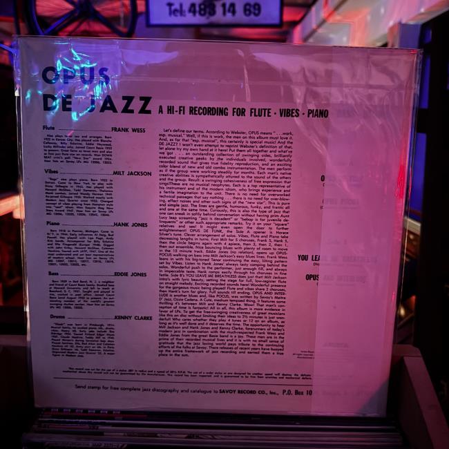 Milt Jackson, Frank Wess, Kenny Clarke, Hank Jones, Eddie Jones – Opus De Jazz
