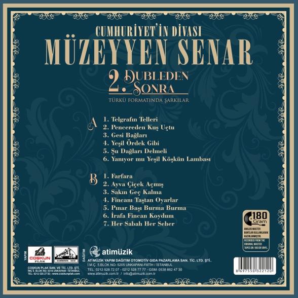 Müzeyyen Senar: 2. Dubleden Sonra - Plak 