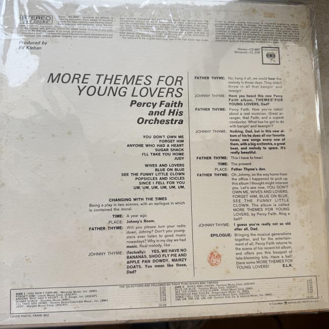 Percy Faith & His Orchestra – More Themes For Young Lovers