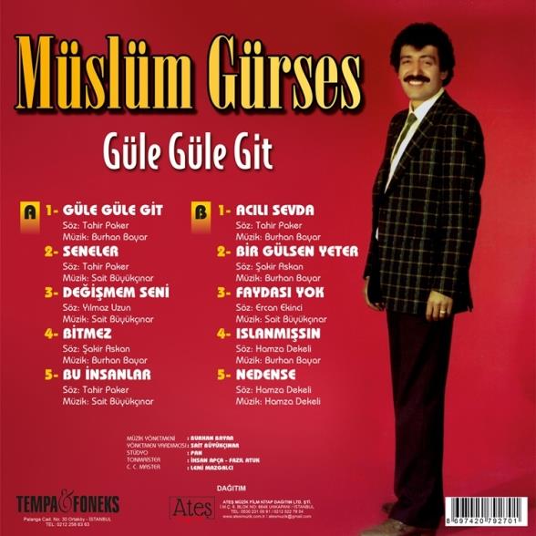 Müslüm Gürses - Güle Güle Git 